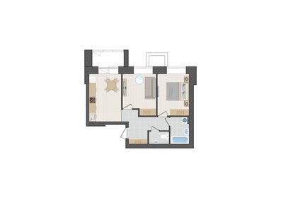 42 м², 2-комнатная квартира 3 400 000 ₽ - изображение 93