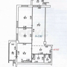 Квартира 98 м², 3-комнатная - изображение 3