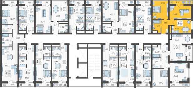 89 м², 2-комнатная квартира 17 000 000 ₽ - изображение 135