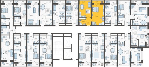 38 м², 1-комнатная квартира 15 200 000 ₽ - изображение 110