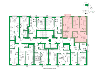Квартира 74,8 м², 3-комнатная - изображение 2