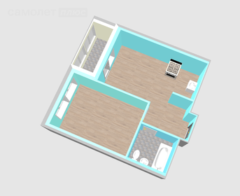 33,3 м², 1-комнатная квартира 4 300 000 ₽ - изображение 25