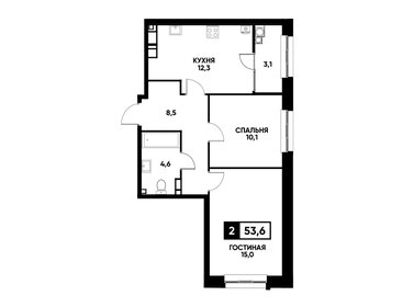 51 м², 2-комнатная квартира 5 150 000 ₽ - изображение 8