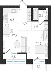 39,8 м², 2-комнатная квартира 8 700 000 ₽ - изображение 27