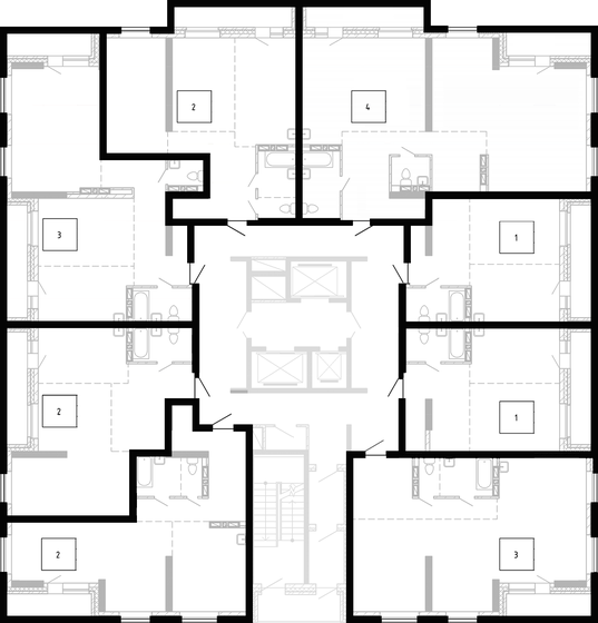 77,7 м², 3-комнатная квартира 13 279 860 ₽ - изображение 31