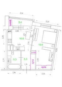 36,7 м², 1-комнатная квартира 13 900 000 ₽ - изображение 95