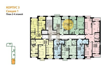 Квартира 39,2 м², 1-комнатная - изображение 2