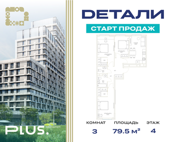 79,4 м², 3-комнатная квартира 14 810 171 ₽ - изображение 19