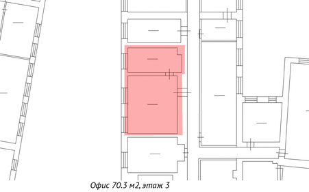 63,9 м², офис 60 705 ₽ в месяц - изображение 30