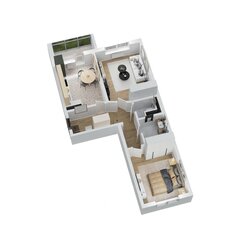 Квартира 55 м², 2-комнатная - изображение 5