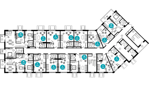 Квартира 58,2 м², 3-комнатные - изображение 2