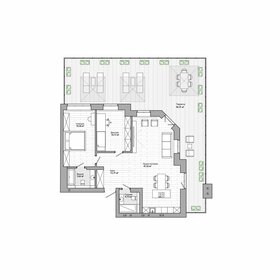 Квартира 191,5 м², 3-комнатная - изображение 1