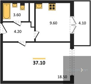 37 м², 1-комнатная квартира 3 290 000 ₽ - изображение 6