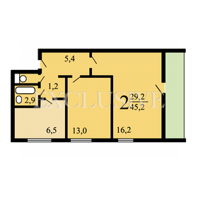 46 м², 2-комнатная квартира 11 900 000 ₽ - изображение 50