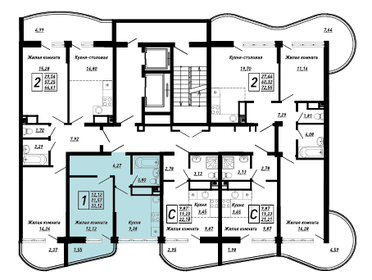 Квартира 33,1 м², 1-комнатная - изображение 2