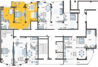 71,5 м², 3-комнатная квартира 6 000 000 ₽ - изображение 90