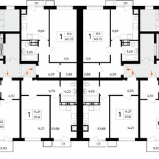Квартира 37,1 м², 1-комнатная - изображение 2