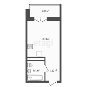 Квартира 22 м², студия - изображение 1