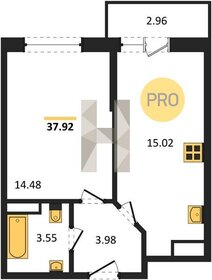 Квартира 37,9 м², 1-комнатная - изображение 1