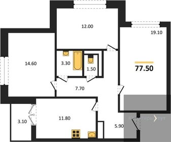 77,8 м², 3-комнатная квартира 6 908 139 ₽ - изображение 12