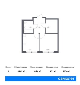 40 м², 1-комнатная квартира 8 500 000 ₽ - изображение 53