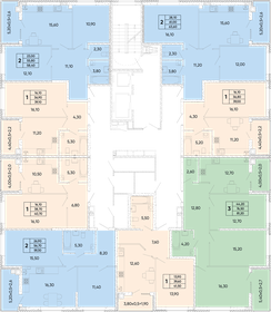 Квартира 39 м², 1-комнатная - изображение 2