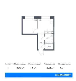 32,2 м², 1-комнатная квартира 6 600 000 ₽ - изображение 89