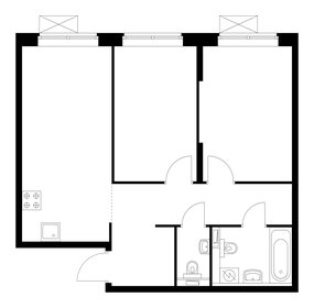 Квартира 56,9 м², 2-комнатная - изображение 1