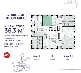 Квартира 36,3 м², 2-комнатная - изображение 2