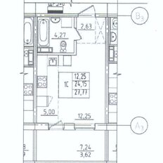 Квартира 27,7 м², студия - изображение 5