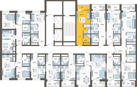 18 м², квартира-студия 7 000 000 ₽ - изображение 124