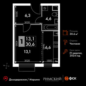 30,3 м², квартира-студия 8 065 860 ₽ - изображение 66