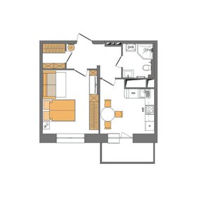 40,3 м², 1-комнатная квартира 4 700 000 ₽ - изображение 109
