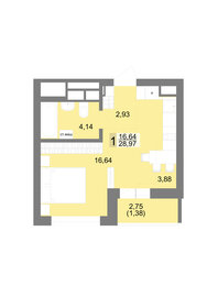 27,9 м², квартира-студия 5 290 000 ₽ - изображение 74