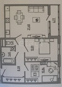 66,5 м², 3-комнатная квартира 8 280 000 ₽ - изображение 50
