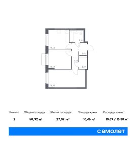 52 м², 2-комнатная квартира 10 800 000 ₽ - изображение 96