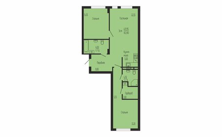 77,4 м², 3-комнатная квартира 9 340 000 ₽ - изображение 69