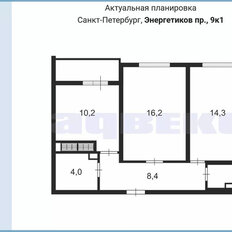 Квартира 54,5 м², 2-комнатная - изображение 3