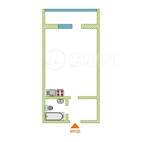 Квартира 20 м², студия - изображение 4