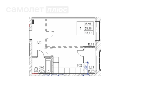 41 м², 1-комнатная квартира 6 145 000 ₽ - изображение 12