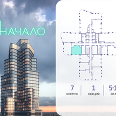 Квартира 58,7 м², 1-комнатная - изображение 2