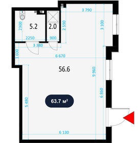 63,7 м², торговое помещение - изображение 5