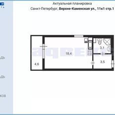 Квартира 26,4 м², студия - изображение 4