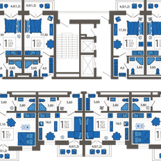 Квартира 38,6 м², 1-комнатная - изображение 2