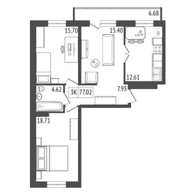 83,8 м², 4-комнатная квартира 8 963 479 ₽ - изображение 15