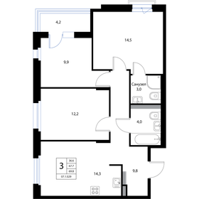 170,7 м², 5-комнатная квартира 38 000 000 ₽ - изображение 96