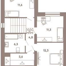 Квартира 112 м², 4-комнатная - изображение 2