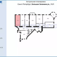 17,5 м², комната - изображение 1
