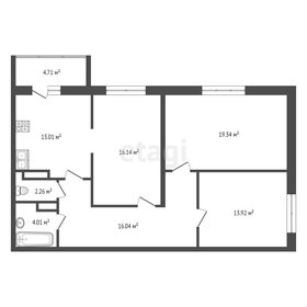 Квартира 84,8 м², 3-комнатная - изображение 1