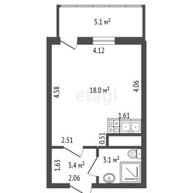 Квартира 24,5 м², студия - изображение 2